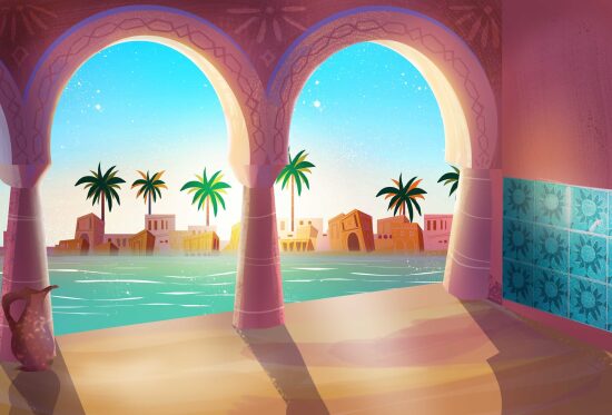 Concepts art for a 2D commercial video
