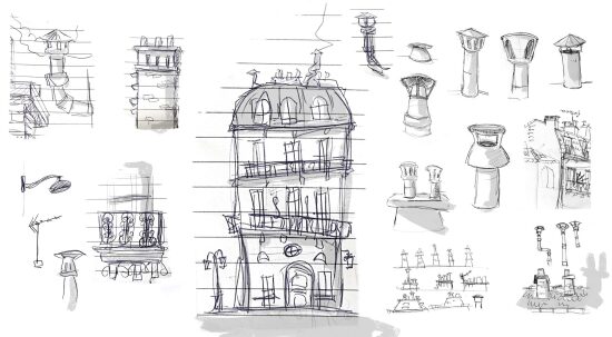 Concept art for a 2D/3D project
