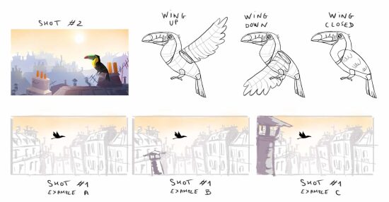 Concept art for a 2D/3D project